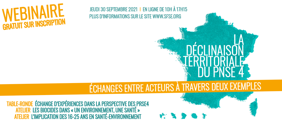 La déclinaison territoriale du PNSE4 | 30 Septembre 2021 | Webinaire