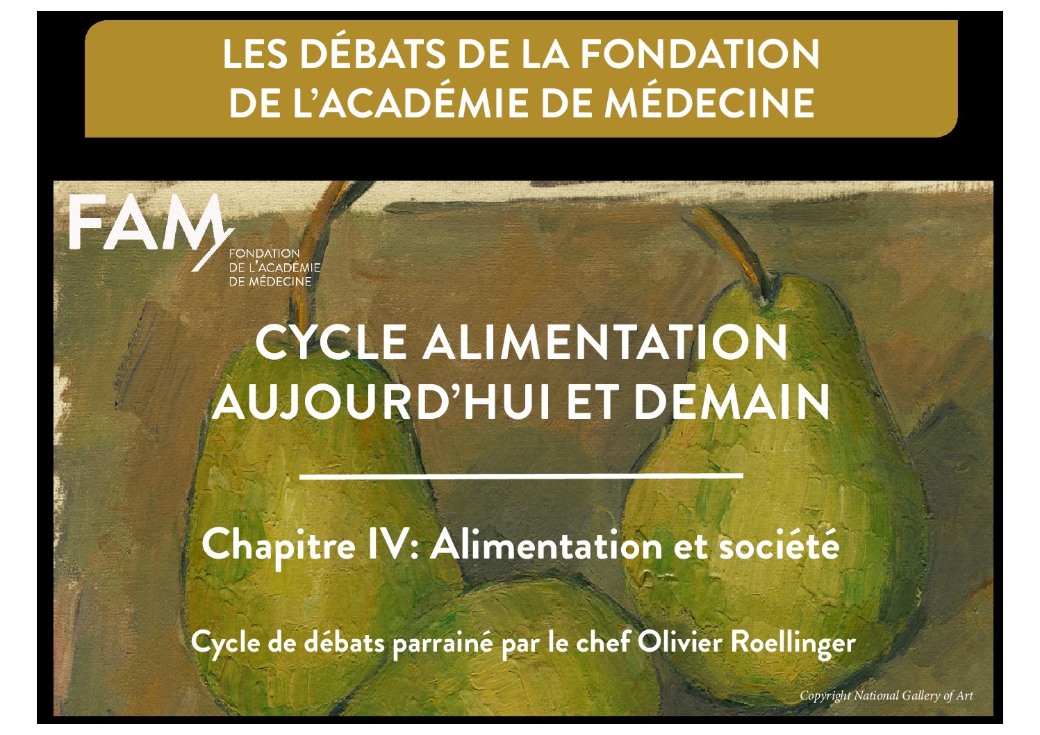 Cycle de débats FAM – Alimentation aujourd’hui et demain |  Chapitre IV: Alimentation et société  |  20 janvier 2022