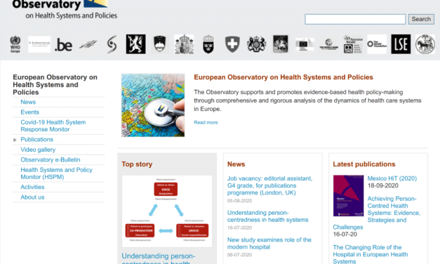 European Observatory on Health Systems and Policies