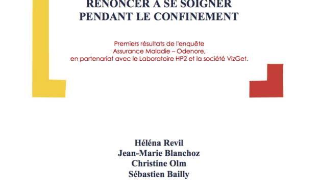 L’impact du premier confinement sur le recours aux soins: Enquête de l’Assurance Maladie