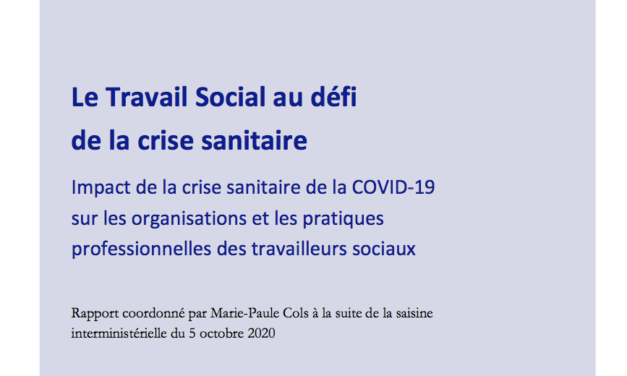 Le travail social face à la crise sanitaire : un rapport du Haut Conseil du travail social