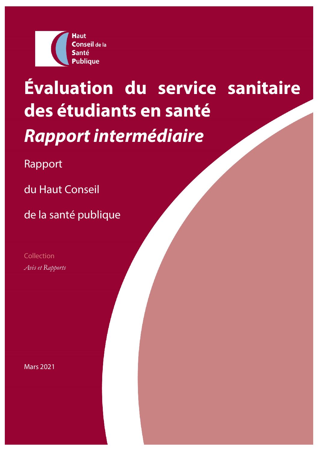Rapport du HCSP relatif à l’évaluation du service sanitaire des étudiants en santé