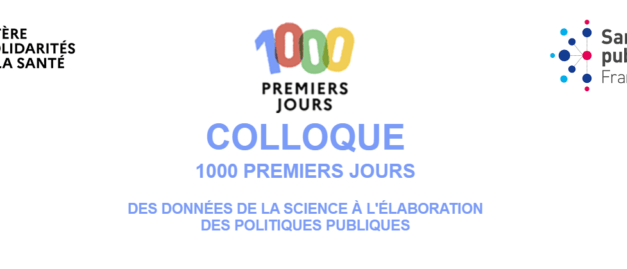 Colloque « les 1000 premiers jours »  |  23 septembre 2021  | Webinaire