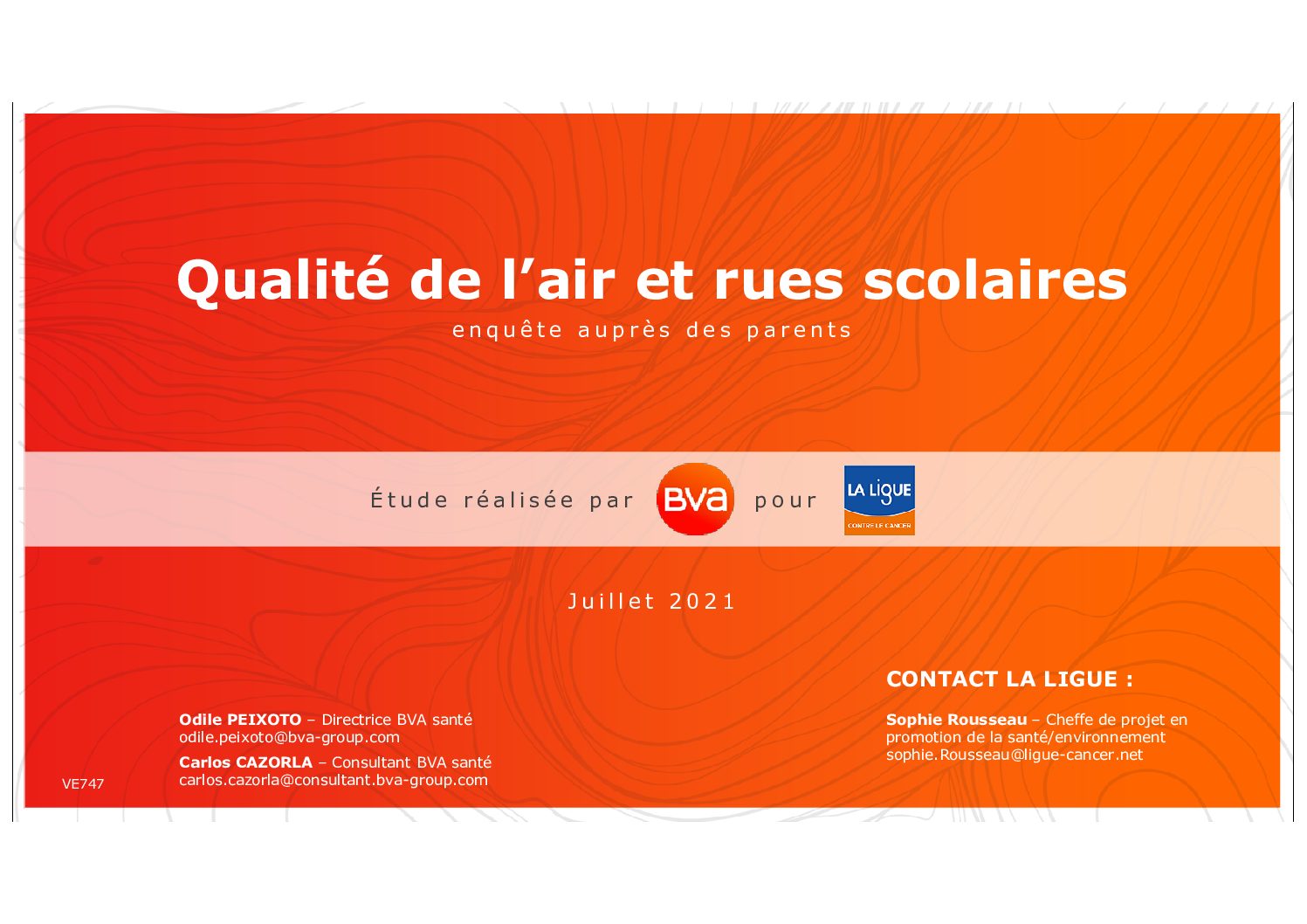 Enquête LNCC  |  Les rues scolaires : un dispositif plébiscité par la majorité des parents.