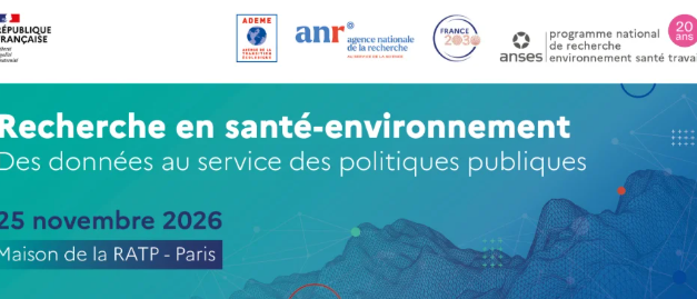 Journée recherche en santé-environnement ADEME, ANR et Anses – 25 novembre 2026
